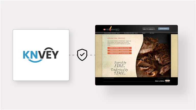 Interactive elements and engaging content for Hormel's KNVEY-powered campaign
