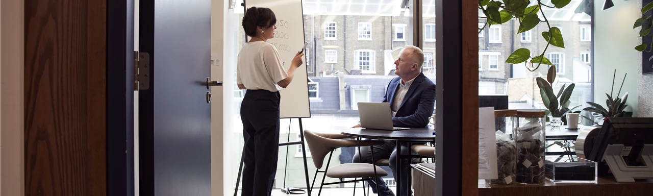 Woman Giving A Presentation